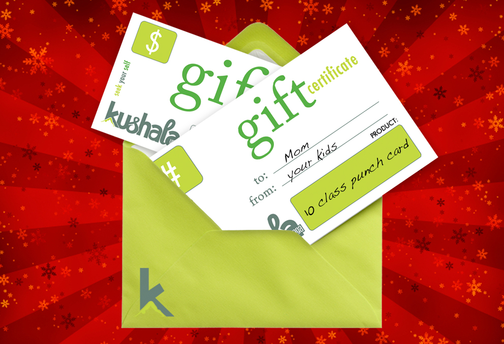 Yoga Gift Cards and Gift Certificates – Kushala Yoga and Wellness